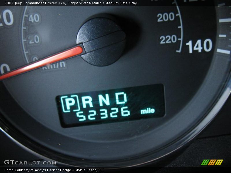 Bright Silver Metallic / Medium Slate Gray 2007 Jeep Commander Limited 4x4