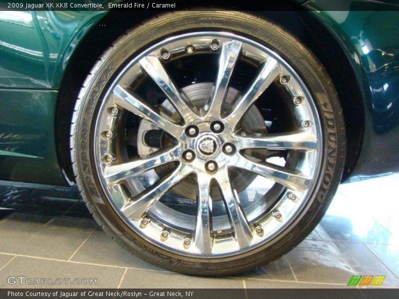Emerald Fire / Caramel 2009 Jaguar XK XK8 Convertible