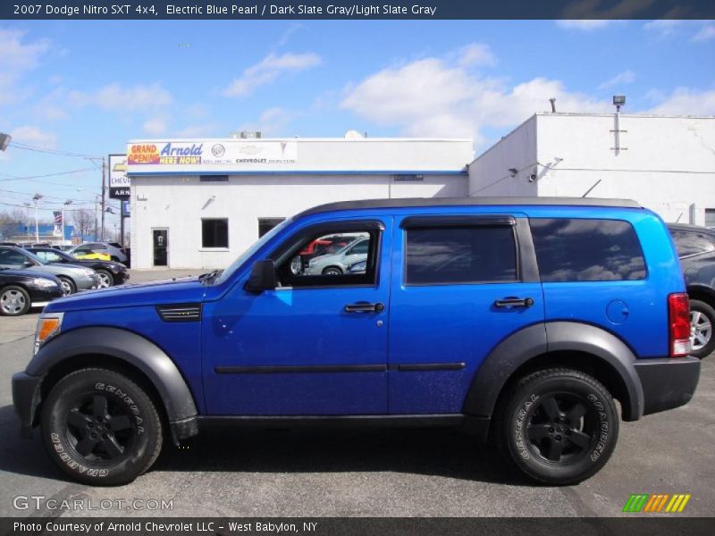 Electric Blue Pearl / Dark Slate Gray/Light Slate Gray 2007 Dodge Nitro SXT 4x4
