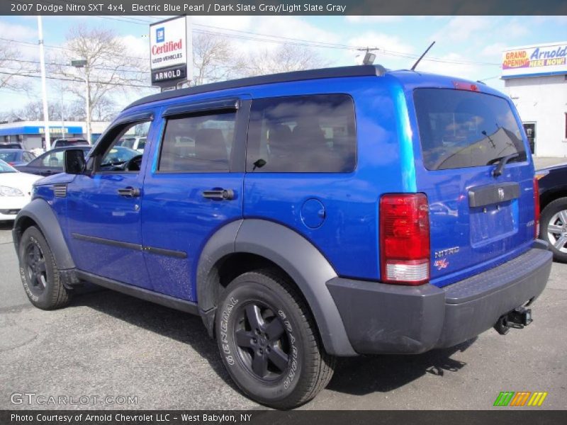 Electric Blue Pearl / Dark Slate Gray/Light Slate Gray 2007 Dodge Nitro SXT 4x4