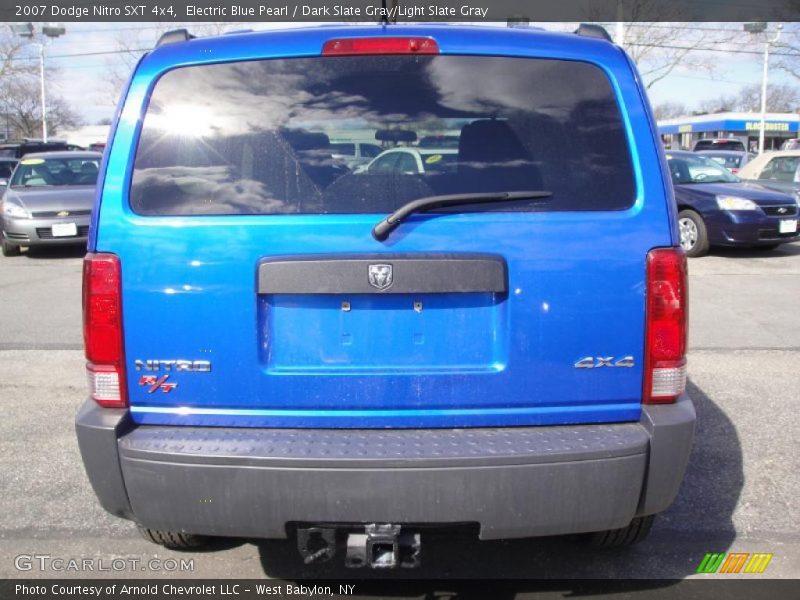 Electric Blue Pearl / Dark Slate Gray/Light Slate Gray 2007 Dodge Nitro SXT 4x4