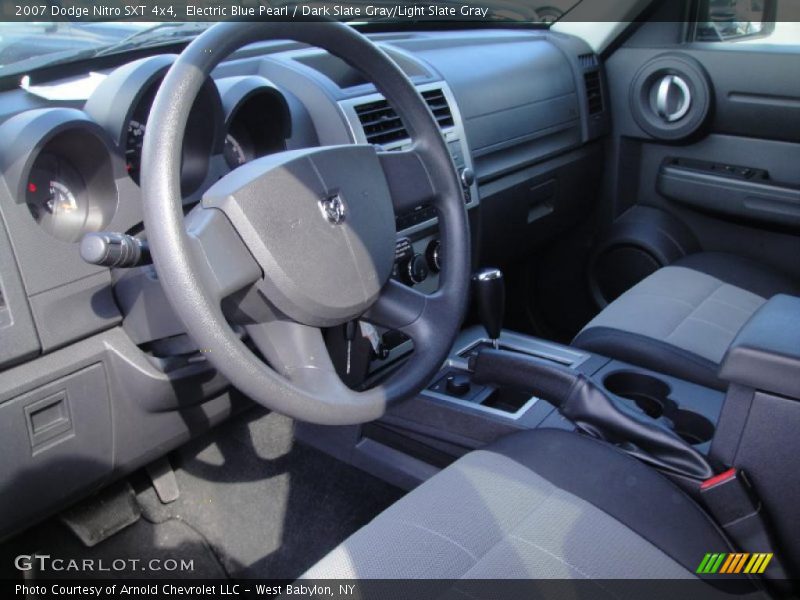 Electric Blue Pearl / Dark Slate Gray/Light Slate Gray 2007 Dodge Nitro SXT 4x4