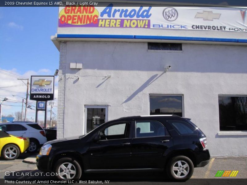 Black / Light Gray 2009 Chevrolet Equinox LS AWD