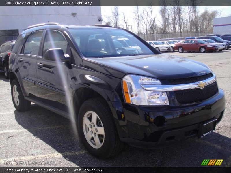 Black / Light Gray 2009 Chevrolet Equinox LS AWD