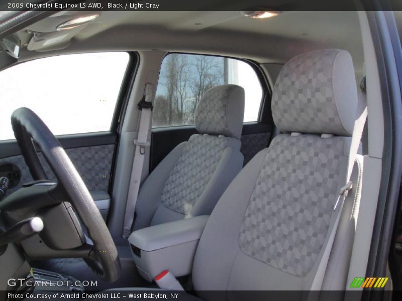 Black / Light Gray 2009 Chevrolet Equinox LS AWD