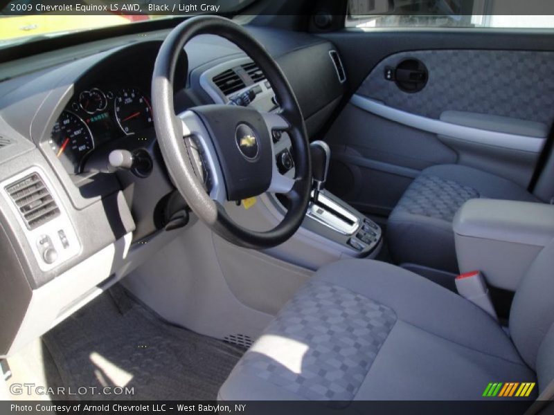 Black / Light Gray 2009 Chevrolet Equinox LS AWD