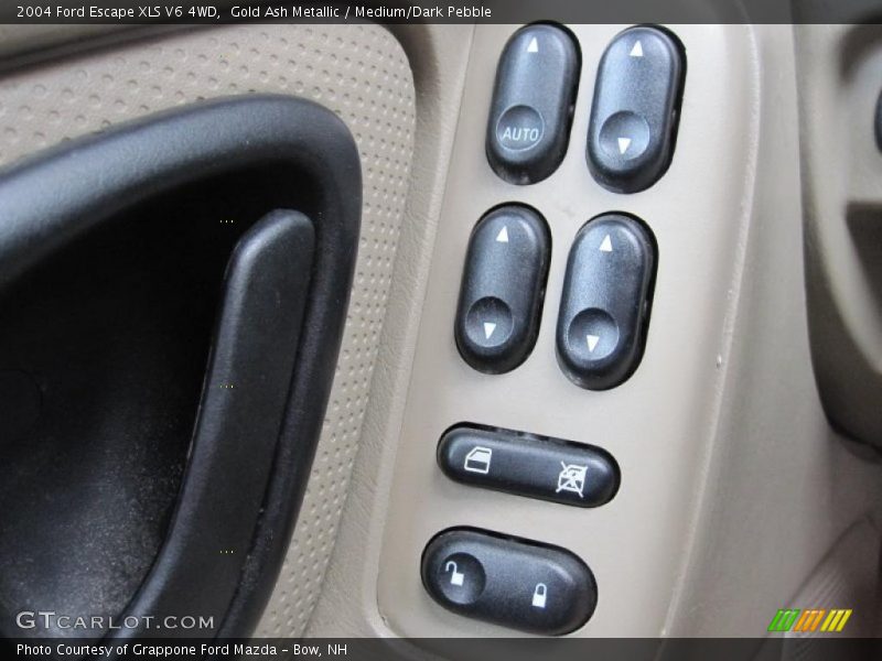 Gold Ash Metallic / Medium/Dark Pebble 2004 Ford Escape XLS V6 4WD