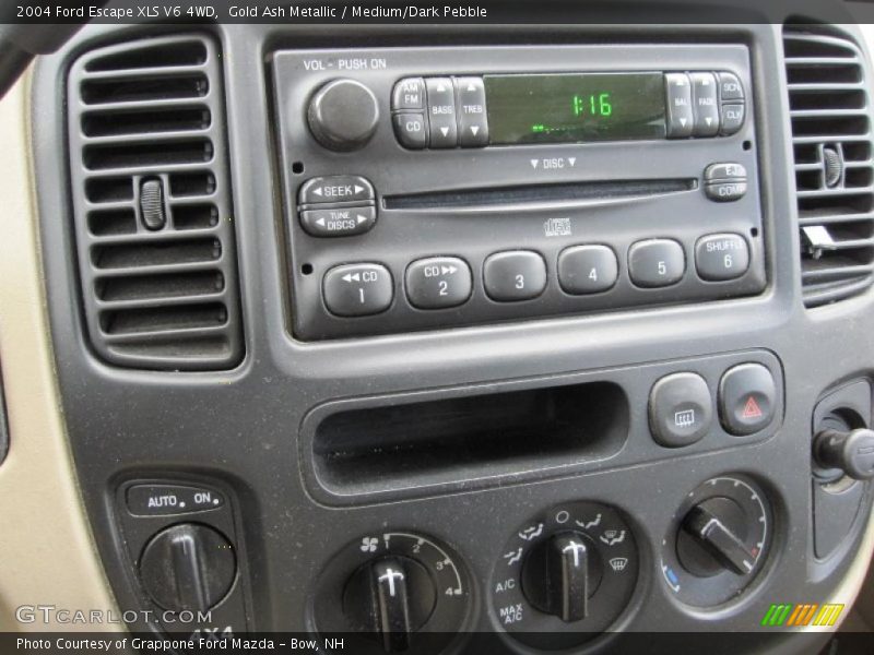 Gold Ash Metallic / Medium/Dark Pebble 2004 Ford Escape XLS V6 4WD