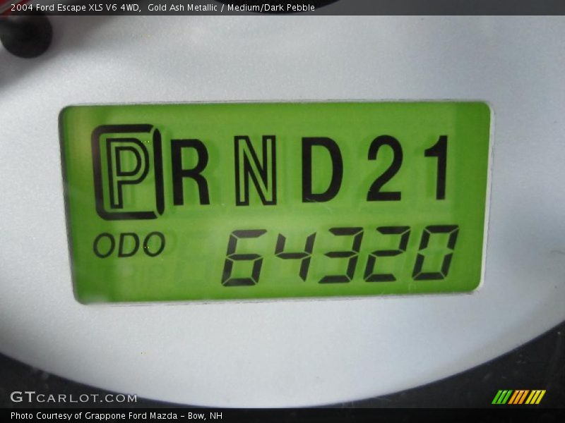 Gold Ash Metallic / Medium/Dark Pebble 2004 Ford Escape XLS V6 4WD
