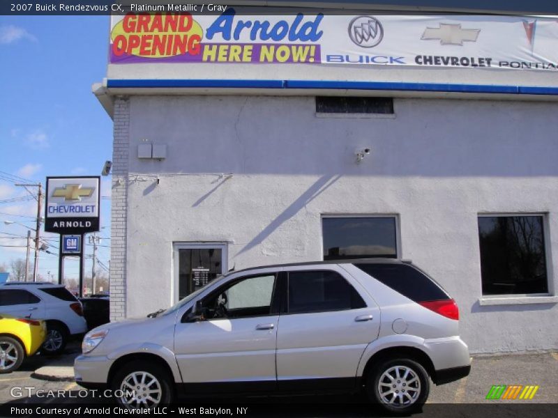 Platinum Metallic / Gray 2007 Buick Rendezvous CX