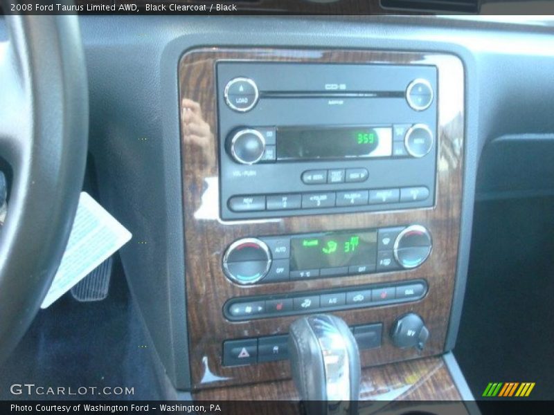 Black Clearcoat / Black 2008 Ford Taurus Limited AWD
