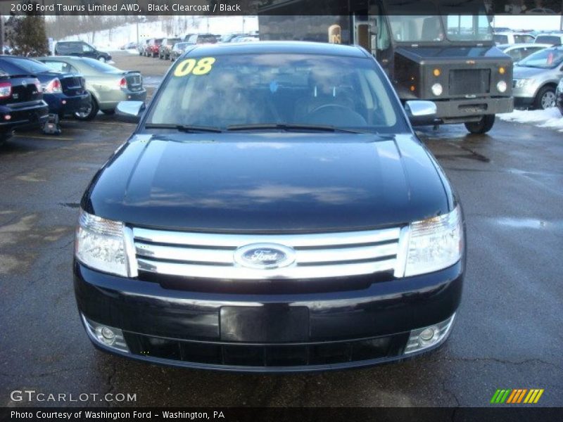 Black Clearcoat / Black 2008 Ford Taurus Limited AWD