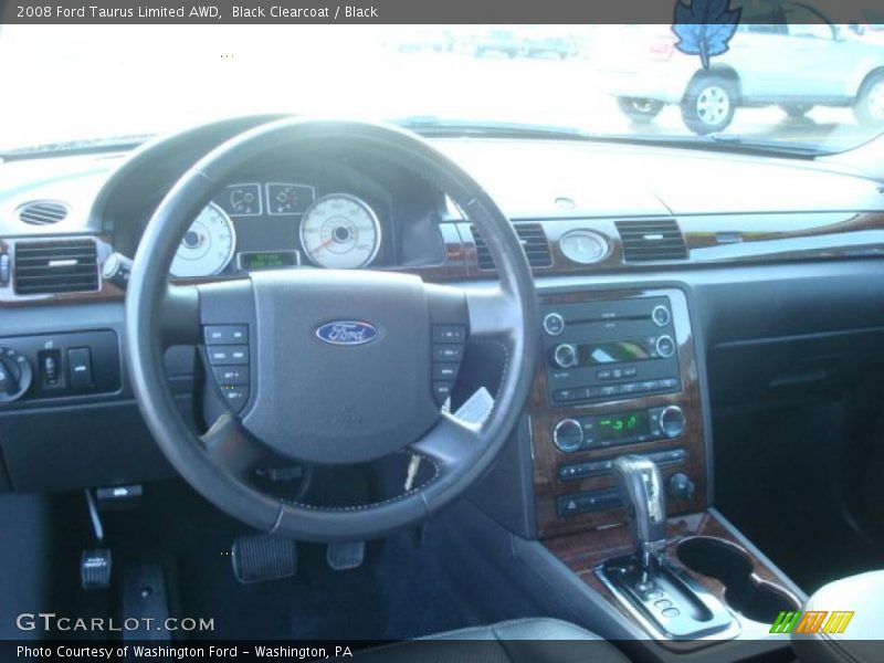 Black Clearcoat / Black 2008 Ford Taurus Limited AWD