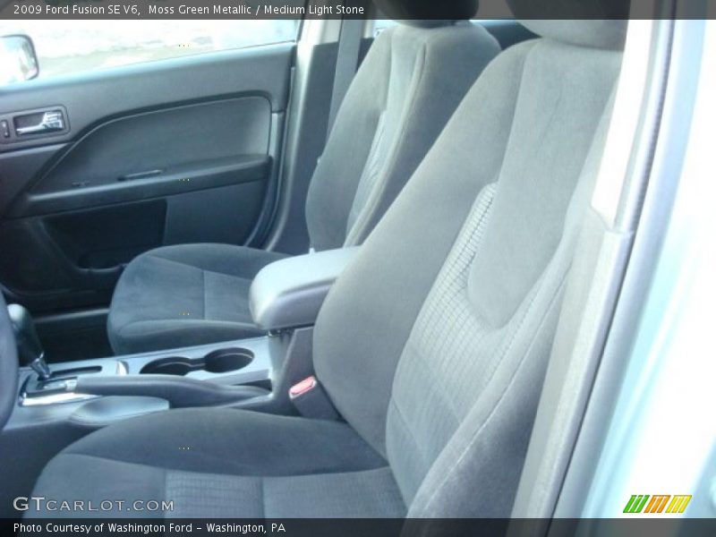 Moss Green Metallic / Medium Light Stone 2009 Ford Fusion SE V6