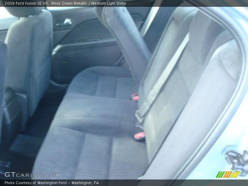 Moss Green Metallic / Medium Light Stone 2009 Ford Fusion SE V6