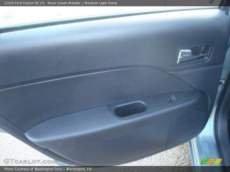 Moss Green Metallic / Medium Light Stone 2009 Ford Fusion SE V6