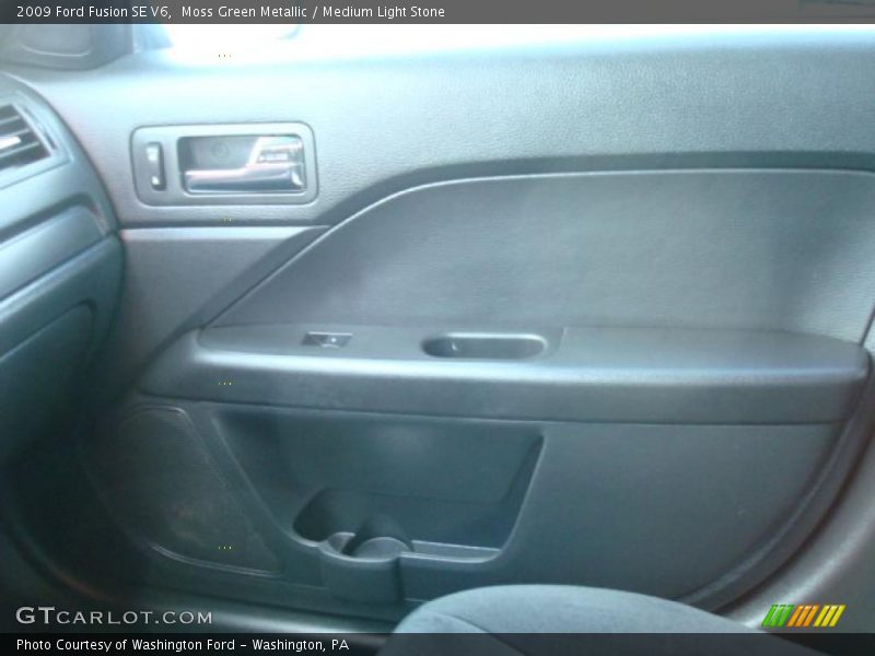 Moss Green Metallic / Medium Light Stone 2009 Ford Fusion SE V6
