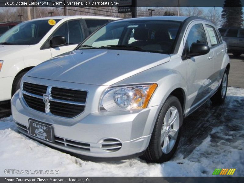 Bright Silver Metallic / Dark Slate Gray 2010 Dodge Caliber SXT