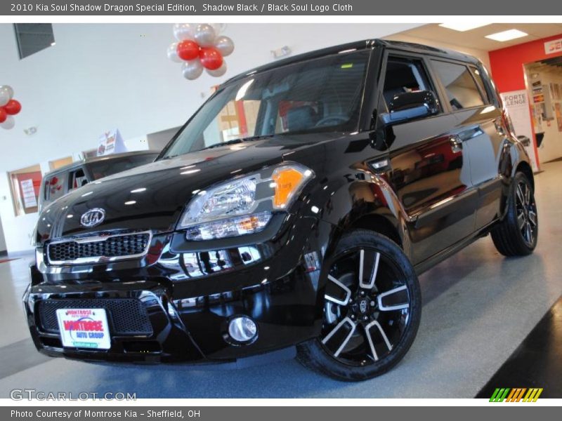 Shadow Black / Black Soul Logo Cloth 2010 Kia Soul Shadow Dragon Special Edition