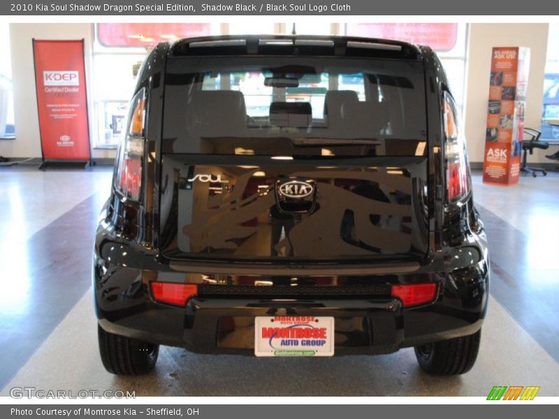 Shadow Black / Black Soul Logo Cloth 2010 Kia Soul Shadow Dragon Special Edition