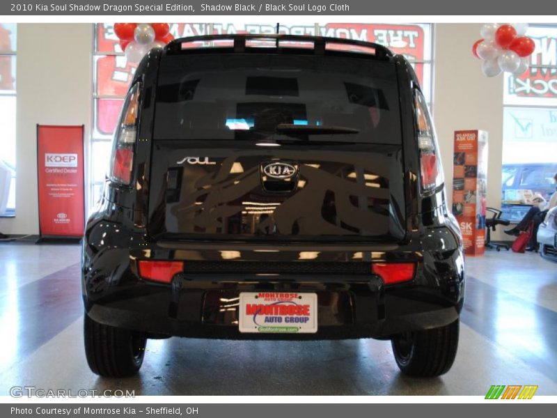 Shadow Black / Black Soul Logo Cloth 2010 Kia Soul Shadow Dragon Special Edition