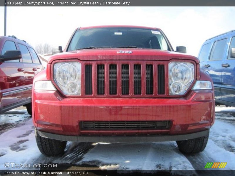 Inferno Red Crystal Pearl / Dark Slate Gray 2010 Jeep Liberty Sport 4x4