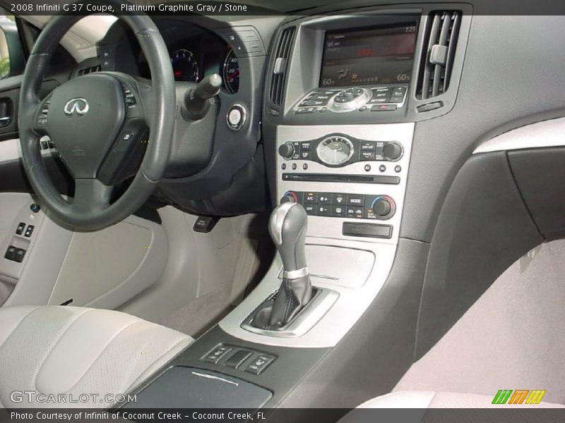 Platinum Graphite Gray / Stone 2008 Infiniti G 37 Coupe