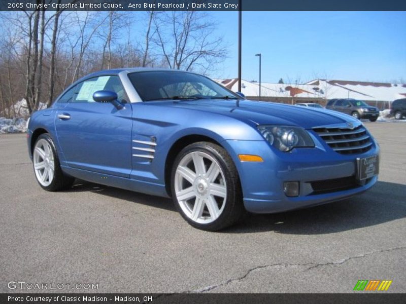 Aero Blue Pearlcoat / Dark Slate Grey 2005 Chrysler Crossfire Limited Coupe