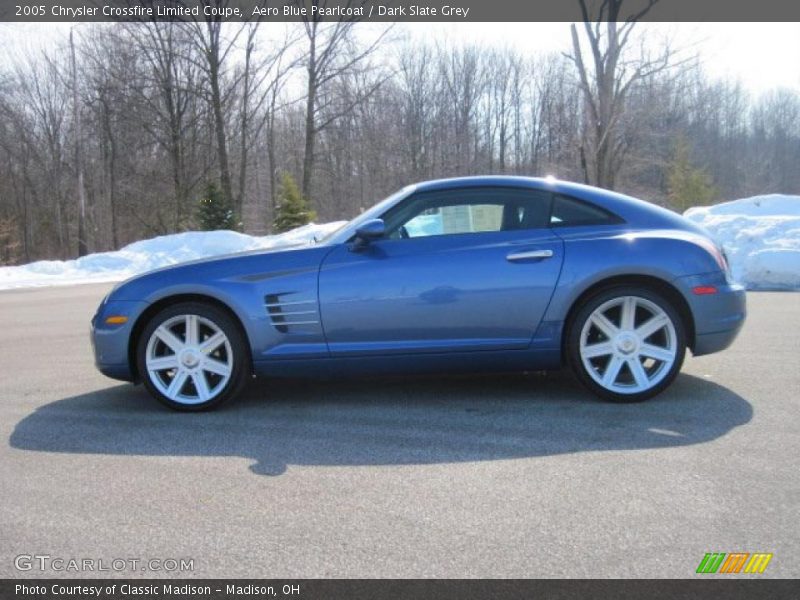 Aero Blue Pearlcoat / Dark Slate Grey 2005 Chrysler Crossfire Limited Coupe