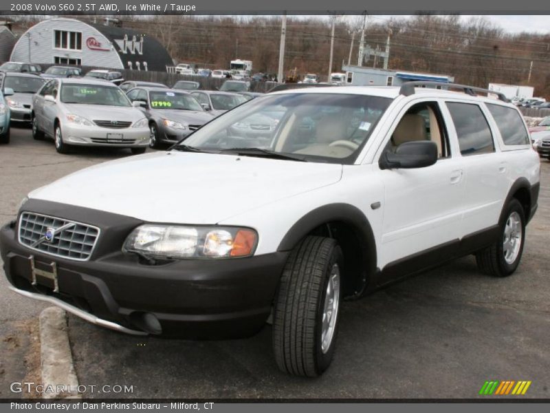 Ice White / Taupe 2008 Volvo S60 2.5T AWD