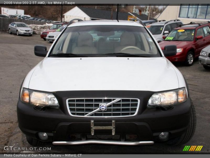 Ice White / Taupe 2008 Volvo S60 2.5T AWD