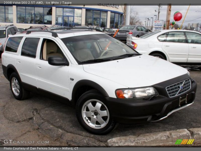 Ice White / Taupe 2008 Volvo S60 2.5T AWD