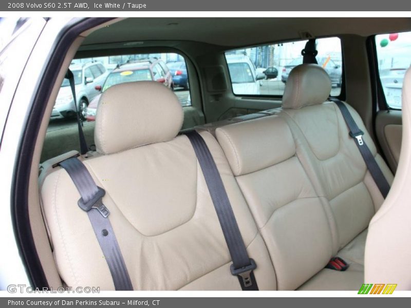 Ice White / Taupe 2008 Volvo S60 2.5T AWD