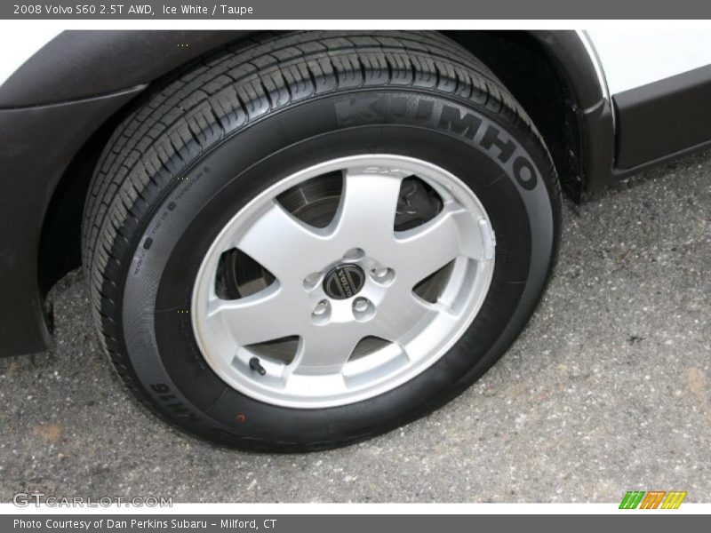 Ice White / Taupe 2008 Volvo S60 2.5T AWD