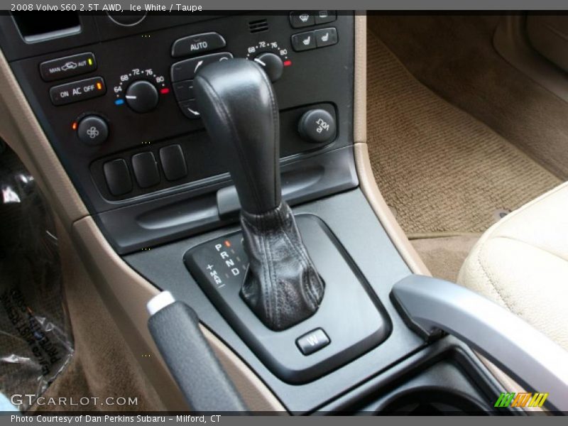 Ice White / Taupe 2008 Volvo S60 2.5T AWD