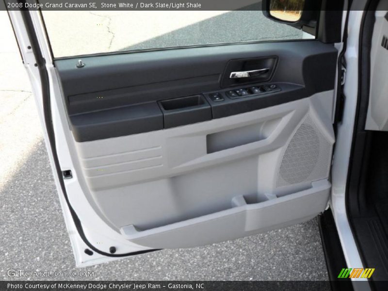 Stone White / Dark Slate/Light Shale 2008 Dodge Grand Caravan SE