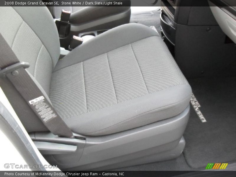 Stone White / Dark Slate/Light Shale 2008 Dodge Grand Caravan SE