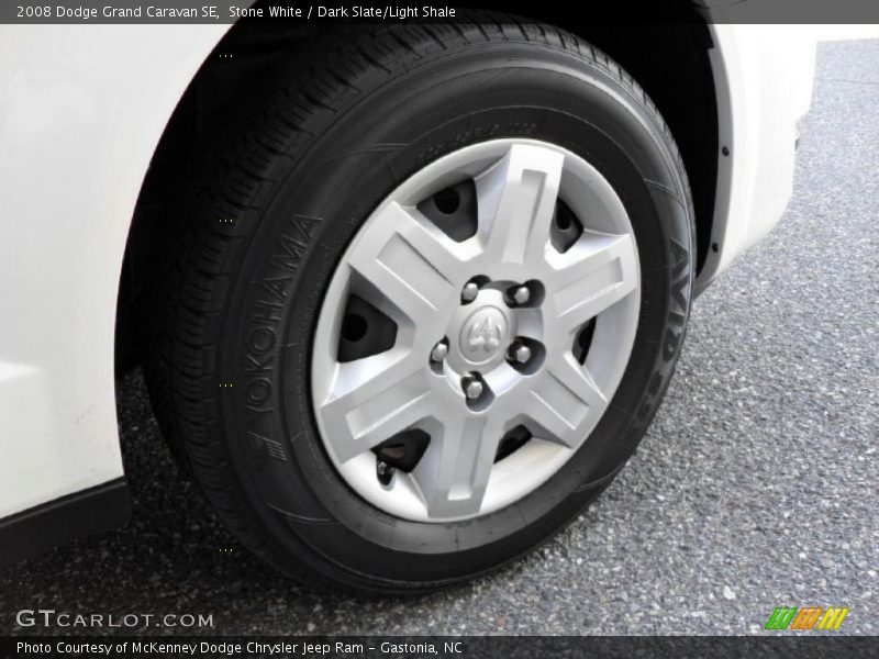 Stone White / Dark Slate/Light Shale 2008 Dodge Grand Caravan SE