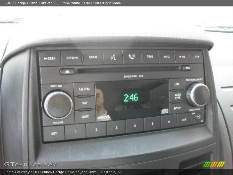 Stone White / Dark Slate/Light Shale 2008 Dodge Grand Caravan SE