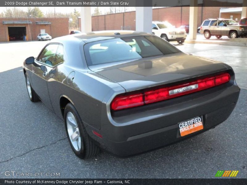 Dark Titanium Metallic / Dark Slate Gray 2009 Dodge Challenger SE