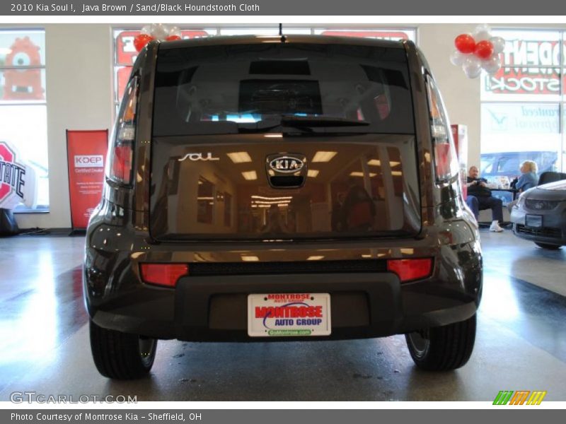 Java Brown / Sand/Black Houndstooth Cloth 2010 Kia Soul !