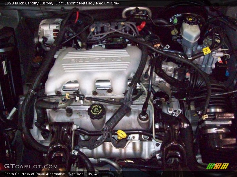 Light Sandrift Metallic / Medium Gray 1998 Buick Century Custom