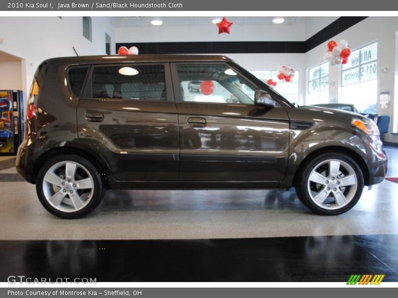 Java Brown / Sand/Black Houndstooth Cloth 2010 Kia Soul !