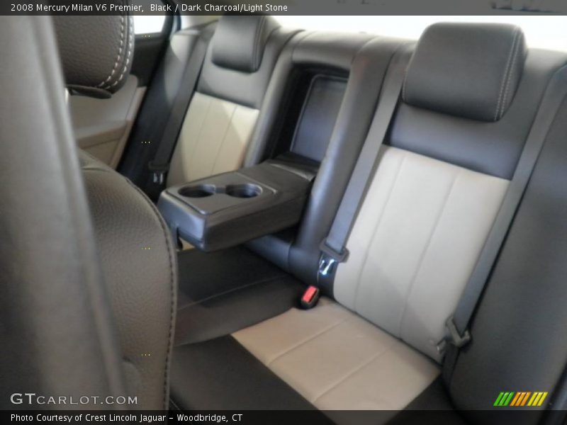 Black / Dark Charcoal/Light Stone 2008 Mercury Milan V6 Premier