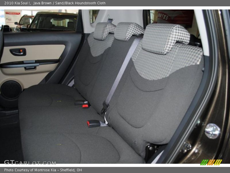 Java Brown / Sand/Black Houndstooth Cloth 2010 Kia Soul !