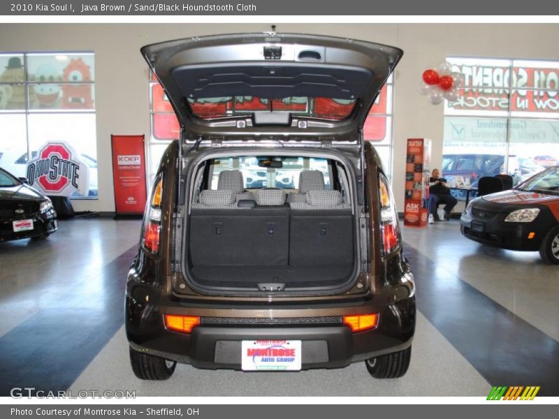 Java Brown / Sand/Black Houndstooth Cloth 2010 Kia Soul !