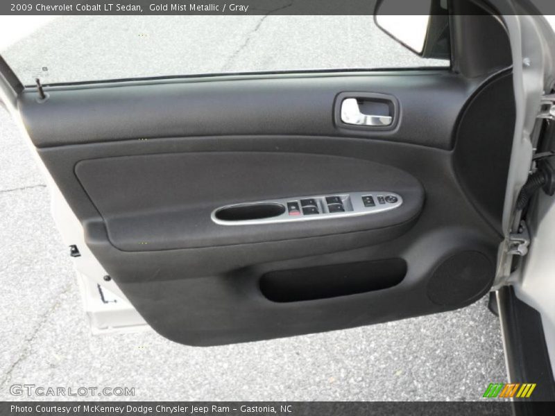 Gold Mist Metallic / Gray 2009 Chevrolet Cobalt LT Sedan