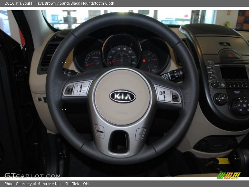 Java Brown / Sand/Black Houndstooth Cloth 2010 Kia Soul !