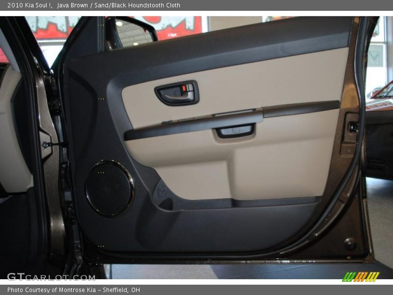 Java Brown / Sand/Black Houndstooth Cloth 2010 Kia Soul !