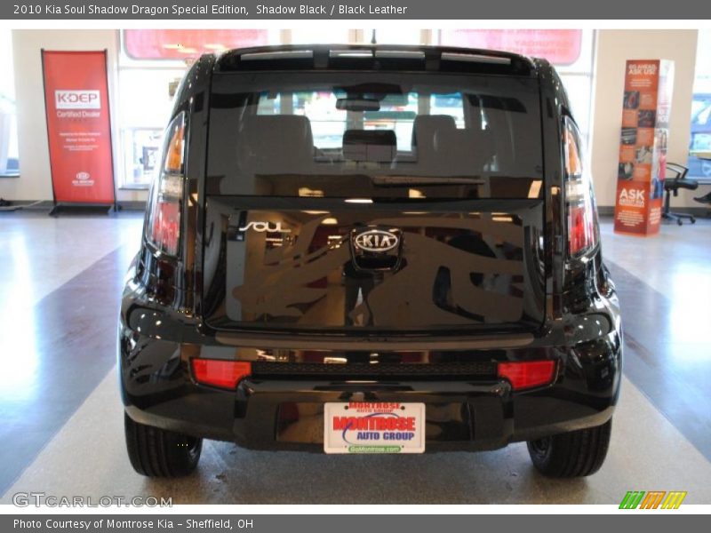 Shadow Black / Black Leather 2010 Kia Soul Shadow Dragon Special Edition